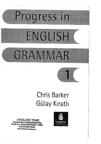 Progress in English Grammar (3 Volumes)