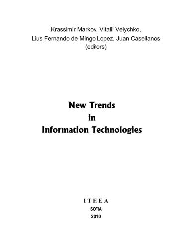 New Trends in Information Technologies