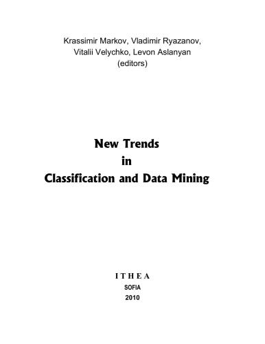 New Trends in Classification and Data Mining