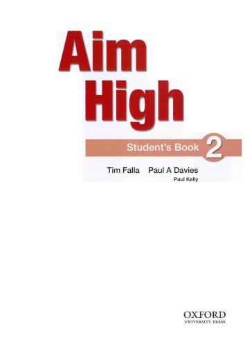 Oxford University Press ed. Aim High Level 2: A New Secondary Course (Student's Book)