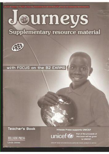 Journeys B2: Supplementary Resource Material (Teacher's Book)