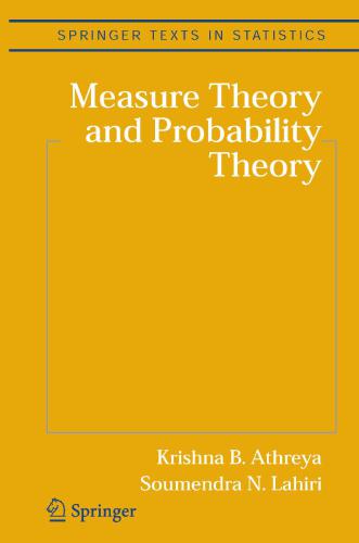 Measure Theory and Probability Theory