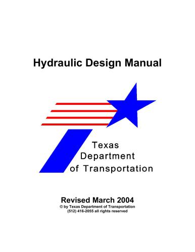 Hydraulic Design Manual