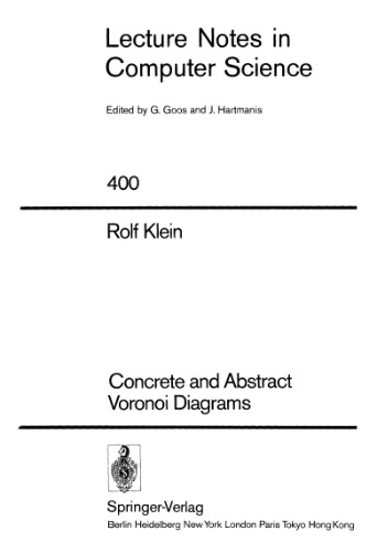 Concrete and Abstract Voronoi Diagrams