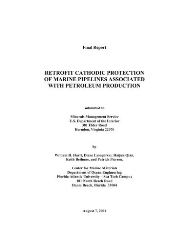 Retrofit cathodic protection of marine pipelines associated with petroleum production
