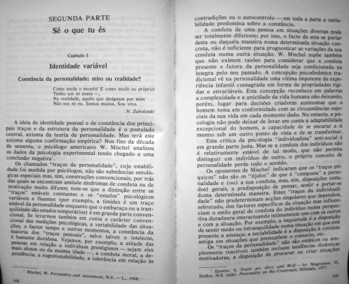 Em busca de si: A personalidade e o conhecimento de si mesma (segunda parte)