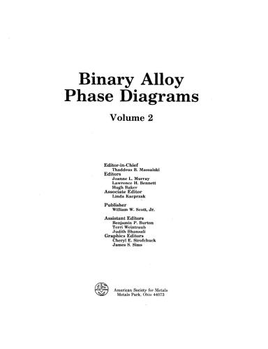 Binary alloy phase diagrams. V. 2