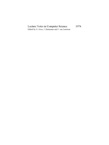 FST TCS 2000: Foundations of Software Technology and Theoretical Computer Science: 20th Conference New Delhi, India, December 13–15, 2000 Proceedings