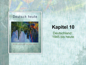 Deutsch Heute: Introductory German (9th edition) Kapitel 10 Audio