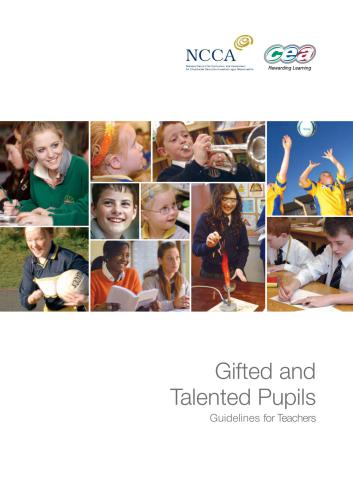 Gifted and Talented Pupils. Guidelines for Teachers