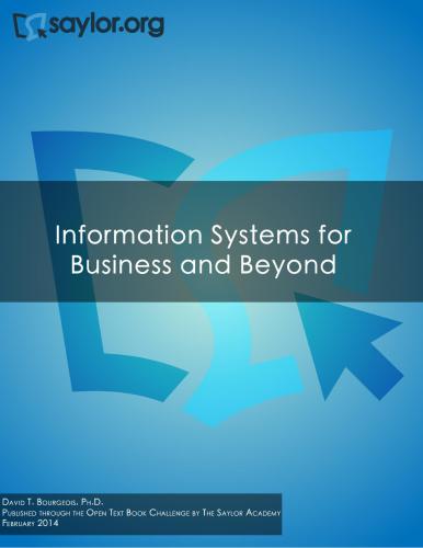 Bourgeois. Information Systems for Business and Beyond