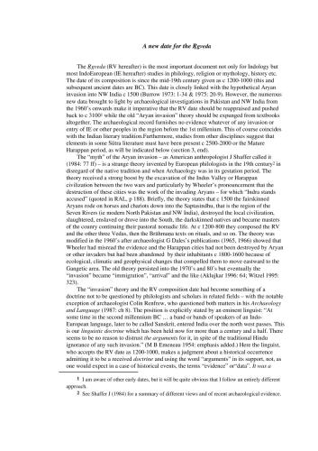 A new date for the Ṛgveda