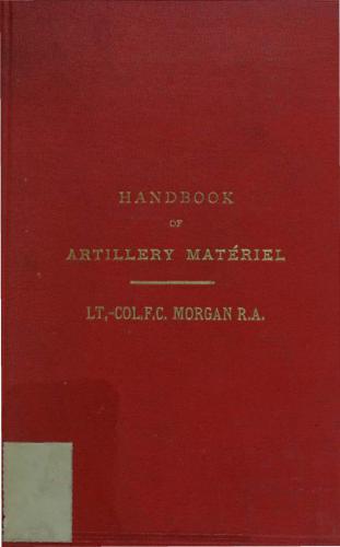 Handbook of artillery materiel