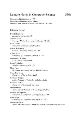 Location and Context Awareness: 4th International Symposium, LoCA 2009 Tokyo, Japan, May 7-8, 2009 Proceedings