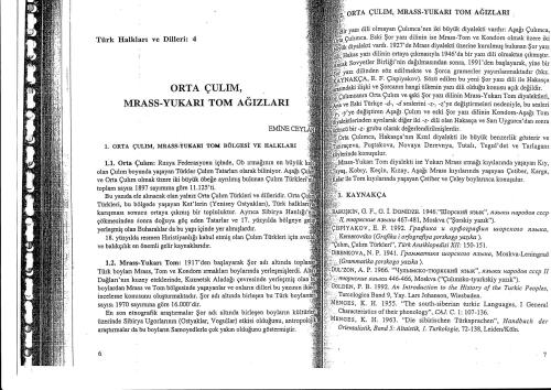 Orta Çulım, Mrass-Yukari Tom ağızları