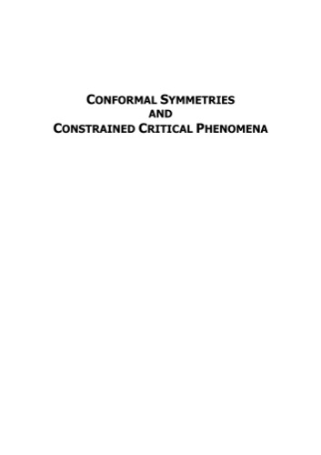 Conformal symmetries and constrained critical phenomena