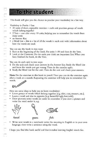 Vocabulary in Practice 1 (Beginner)