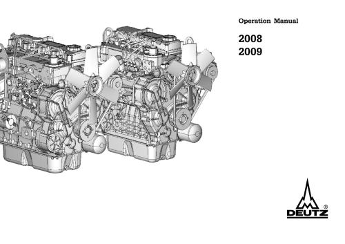 Operation Manual 2008, 2009
