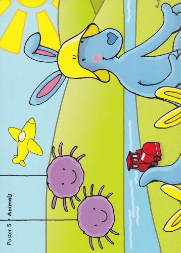 Cookie and friends. Animals poster