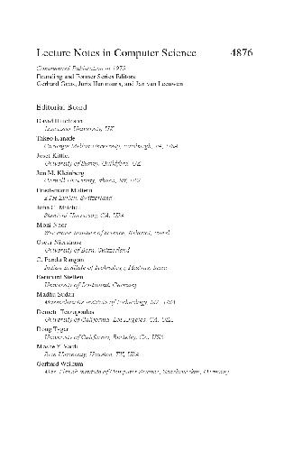 Selected Areas in Cryptography: 14th International Workshop, SAC 2007, Ottawa, Canada, August 16-17, 2007, Revised Selected Papers