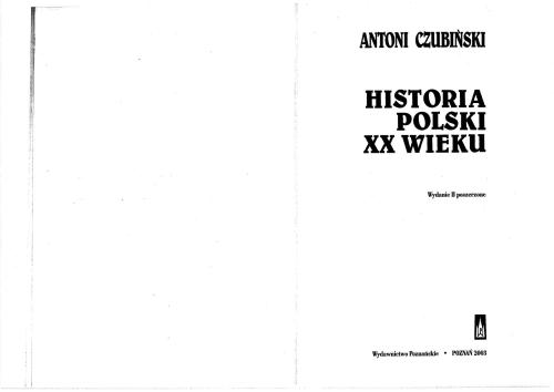 Historia Polski XX wieku