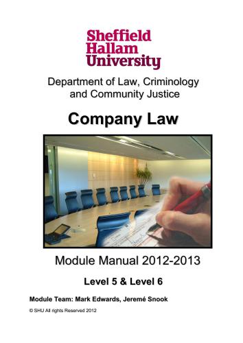 Company Law