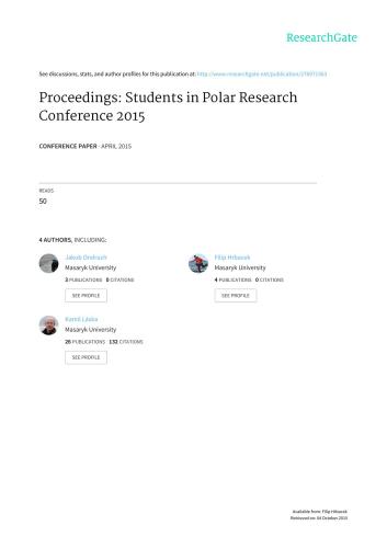 Students in Polar Research Conference 2015