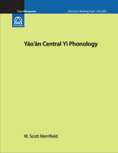 Yáo’ān Central Yi phonology