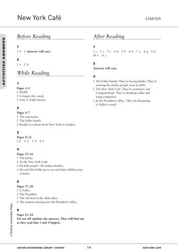 New York Café (Activities)