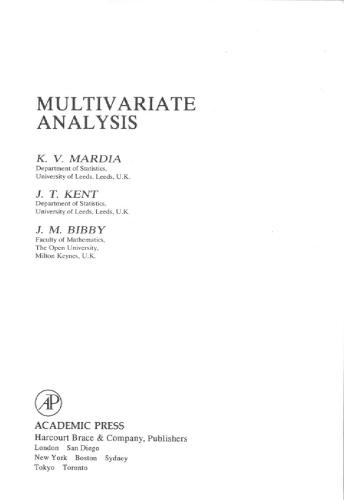 Multivariate Analysis