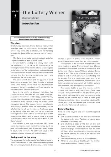 The Lottery Winner (Activities)