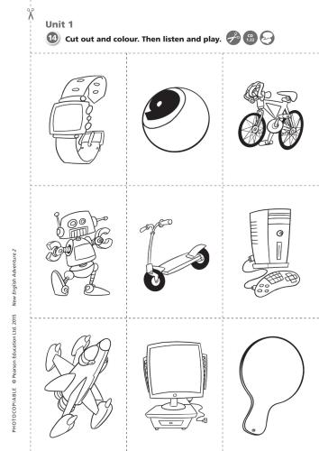 New English Adventure 2 Flashcards