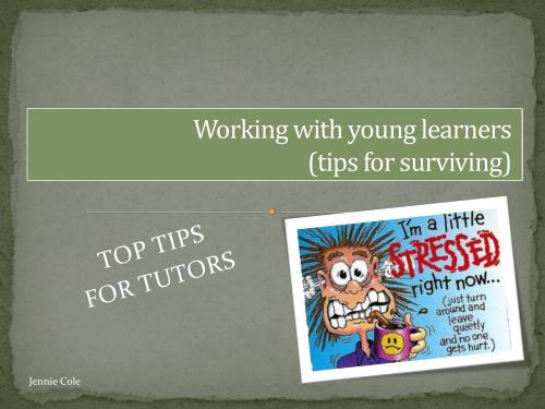 Working With Young Learners