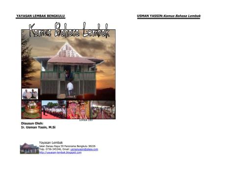 Kamus Bahasa Lembak