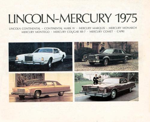 Lincoln - Mercury 1975