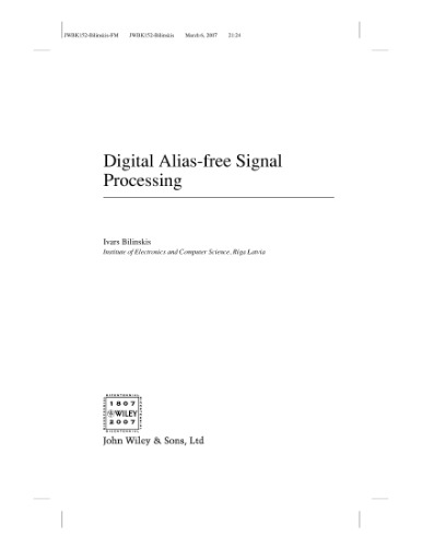 Digital Alias-Free Signal Processing: At RF and Microwave Frequencies