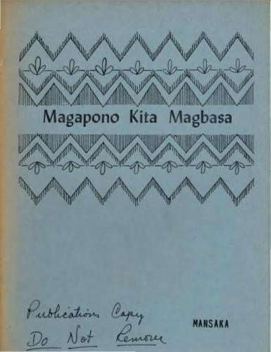 Magapono kita magbasa