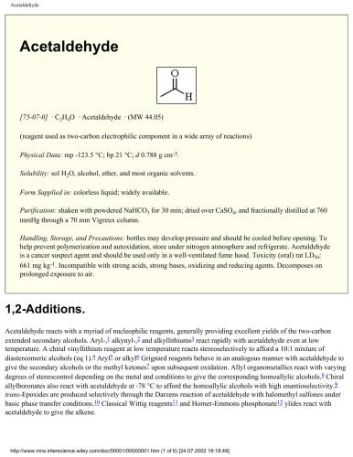 Encyclopedia of reagents for organic synthesis
