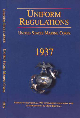 Uniform Regulations United States Marine Corps 1937