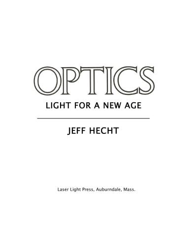 Optics: Light for a New Age