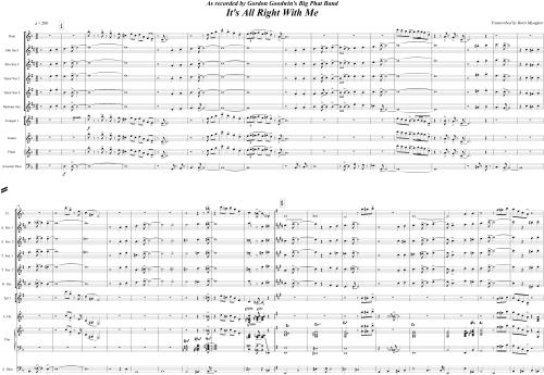 The Big Phat Band. It's all right with me