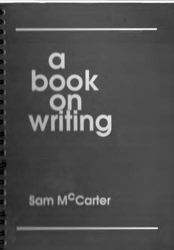 A Book on Writing