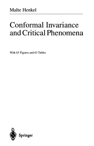 Conformal invariance and critical phenomena