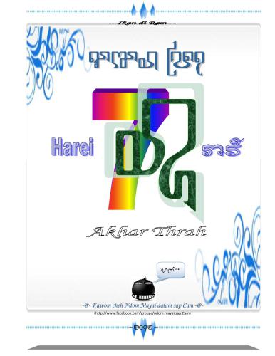 Akhar Thrah 7 Harei / Học chữ Cham trong 7 ngày