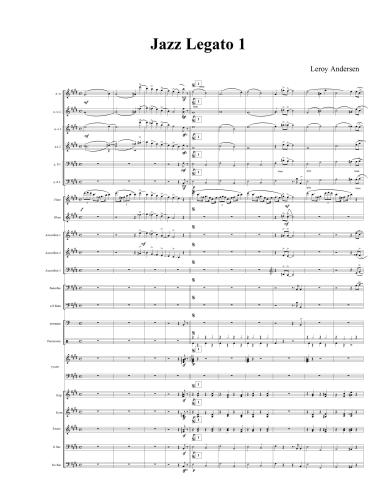 Jazz Legato 1. Plink, Plank, Plunk