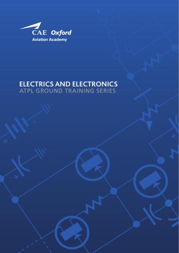CAE Oxford Aviation Academy. ATPL Book 3 Electrics and Electronics