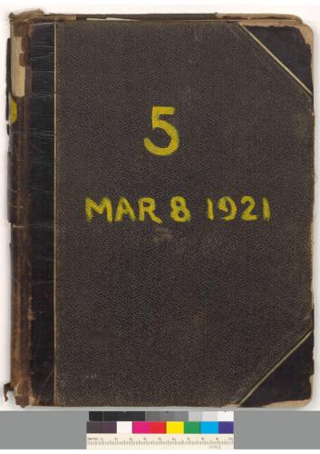 Тетрадь разработчиков паровых автомобилей компании Doble Steam Motors
