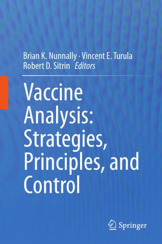 Vaccine Analysis: Strategies, Principles, and Control