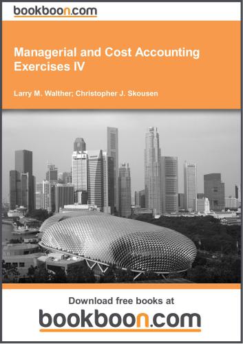 Managerial and Cost Accounting Exercises 4