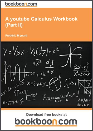 A youtube Calculus Workbook. Part 2